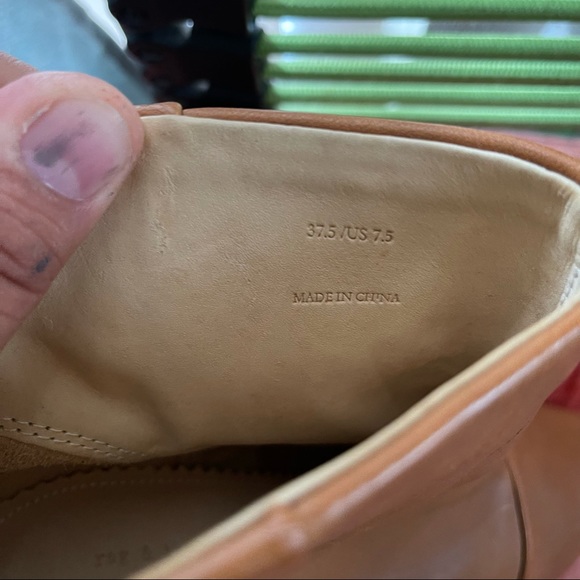 Rand and Bone Tan Leather Ankle Boots - Picture 8 of 9